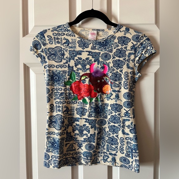 Oilily delft print bull tee - Picture 1 of 4